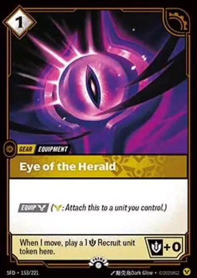 Eye of the Herald - SFD-153-p - Promotional Cards - Riftbound card